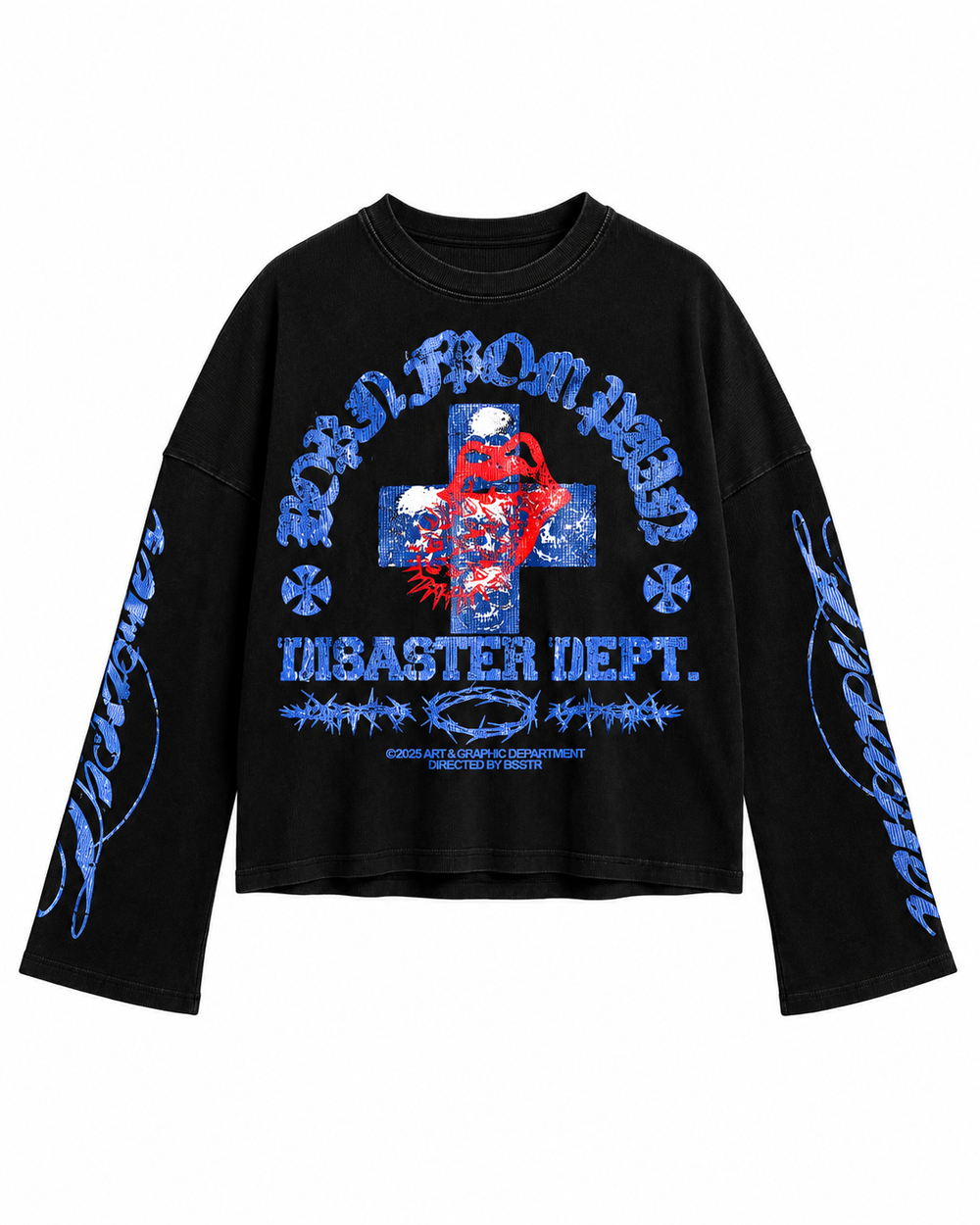 Disaster Department Waffle Tee (Black)