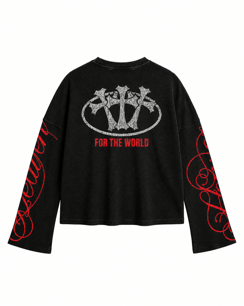 Heaven 2025 Waffle Tee (Black)