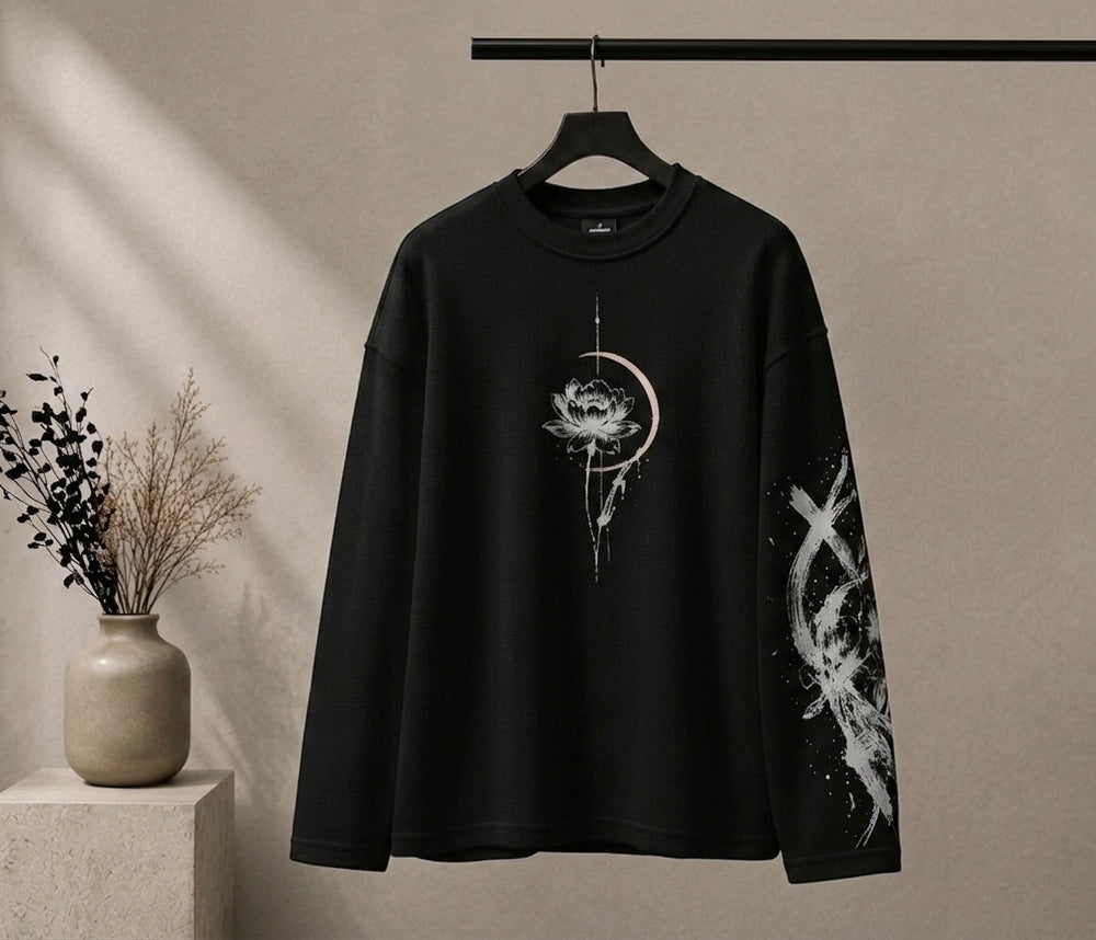 Celestial Lotus Waffle T-Shirt