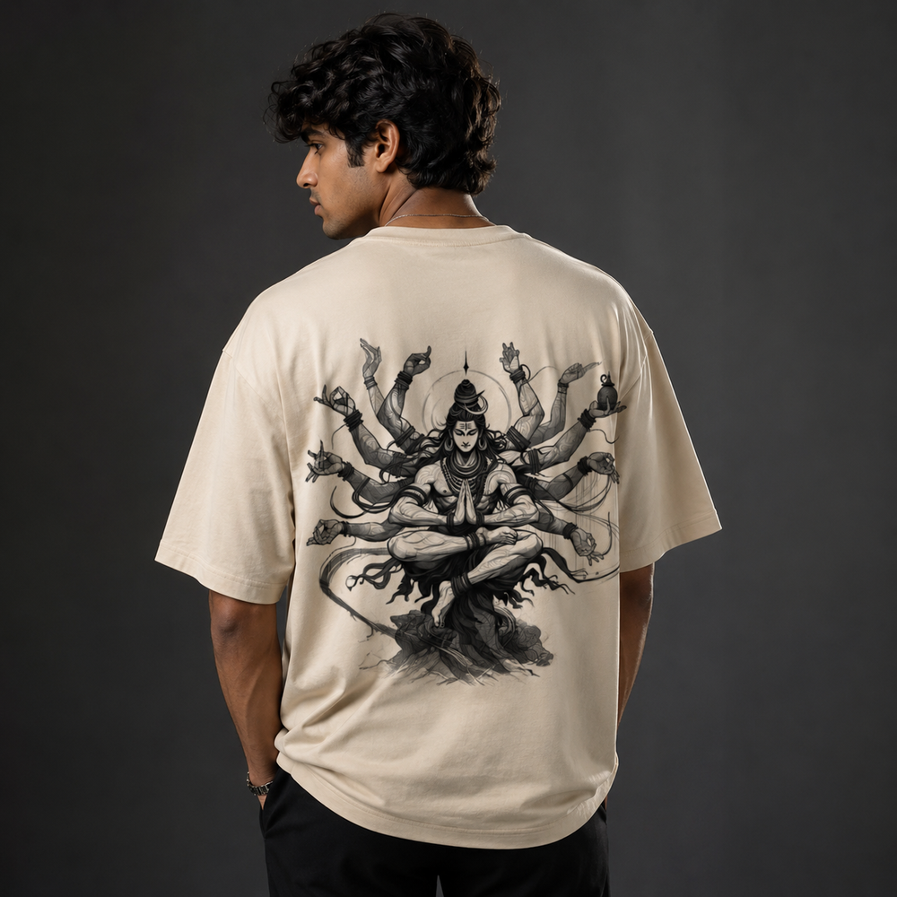 Mahadev Eternal Oversized T-Shirt