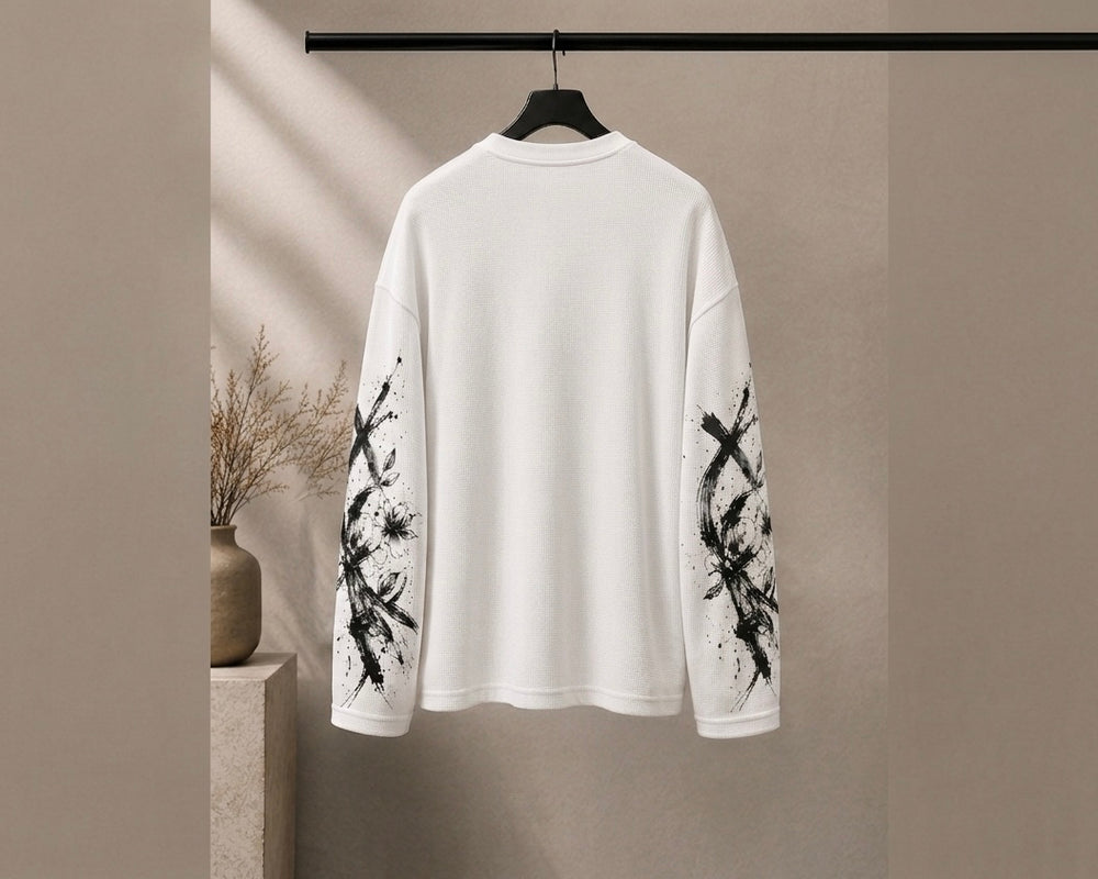 Celestial Lotus Waffle Long Sleeve