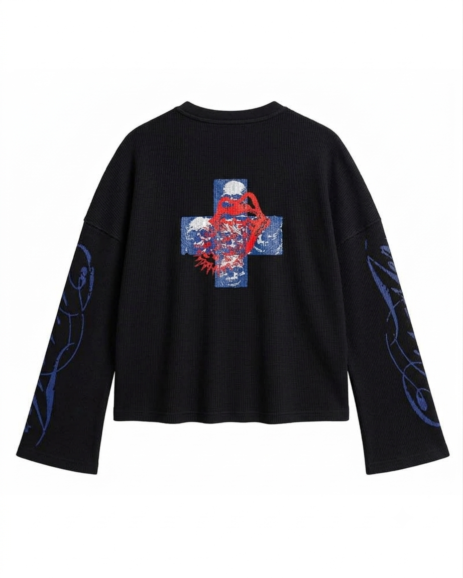 Disaster Department Waffle Tee (Black)