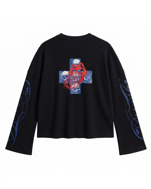 Disaster Department Waffle Tee (Black)