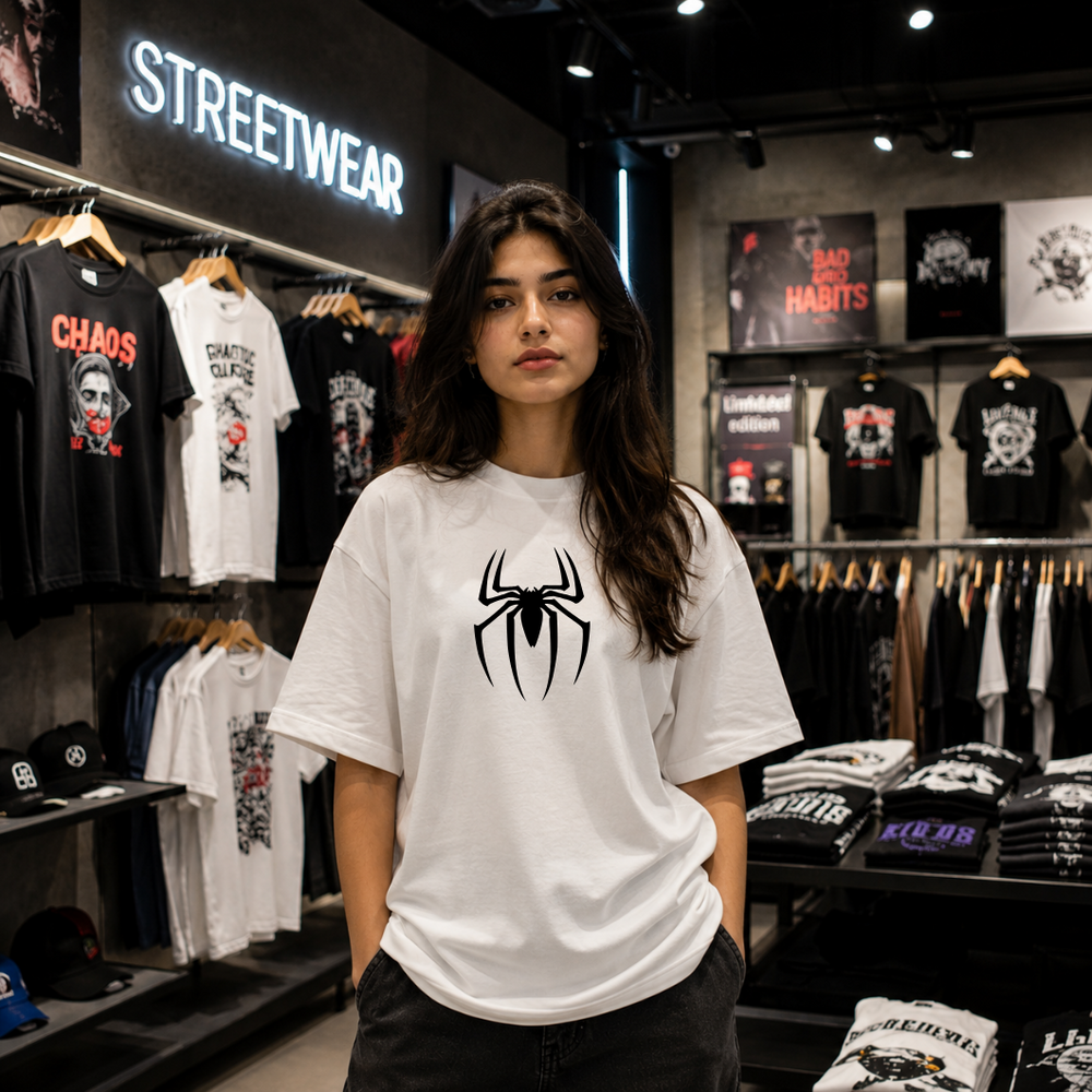 Spider Girl Oversized T-Shirt