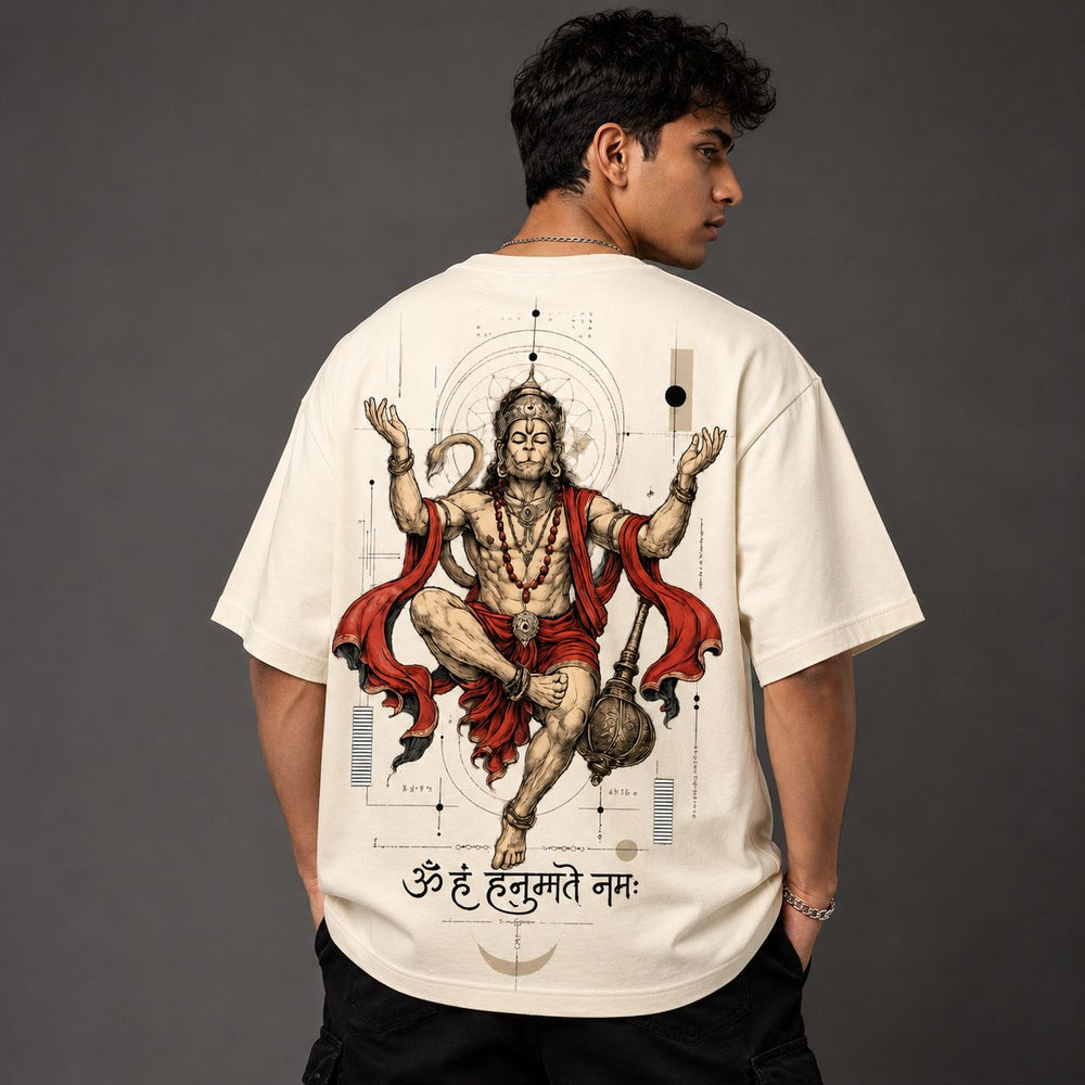 Hanuman Ji Oversized T-Shirt