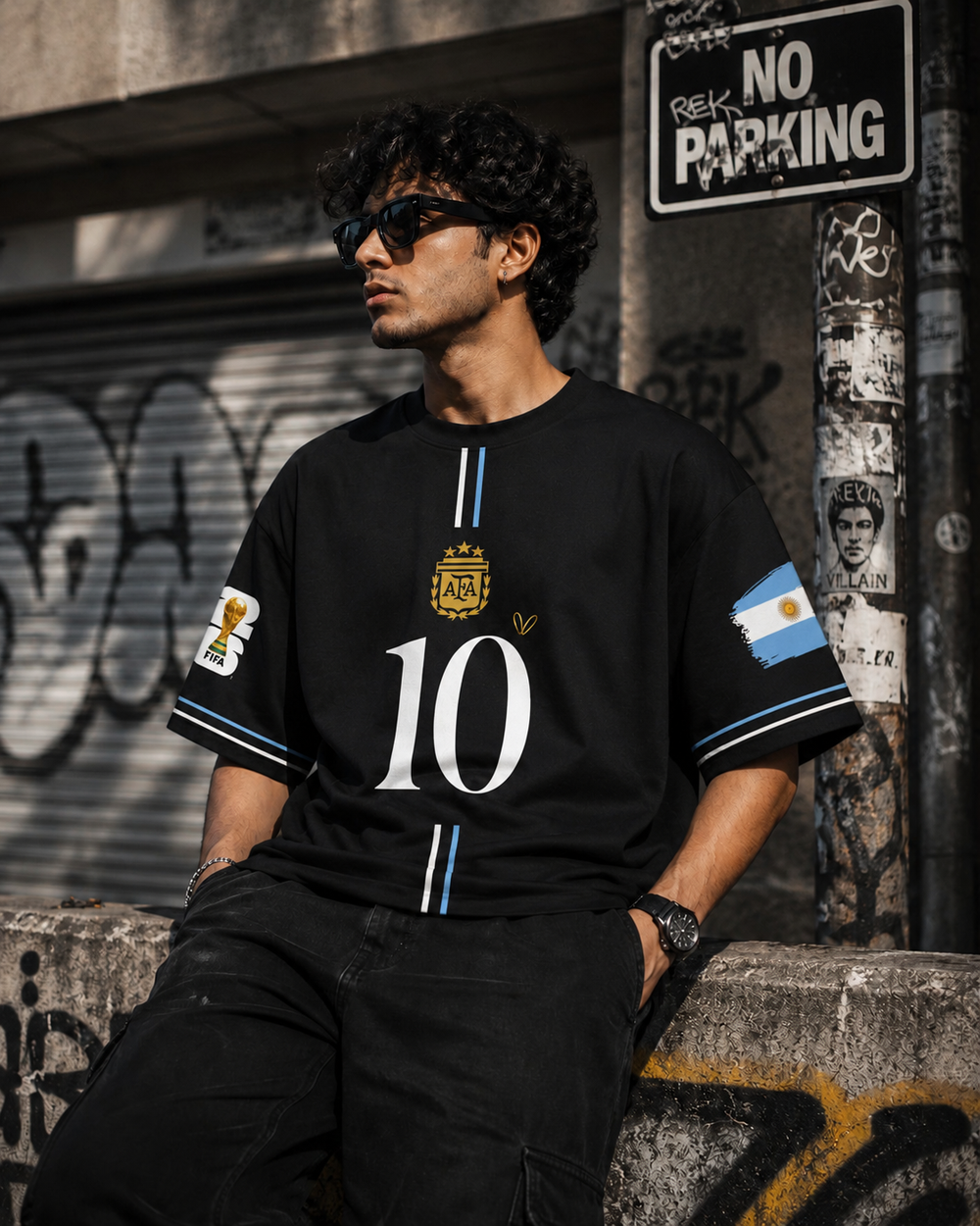 Vamos Argentina Oversized T-Shirt